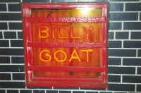 Billy Goat Tavern Sign